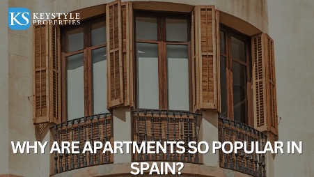 Why are apartments so popular in Spain?