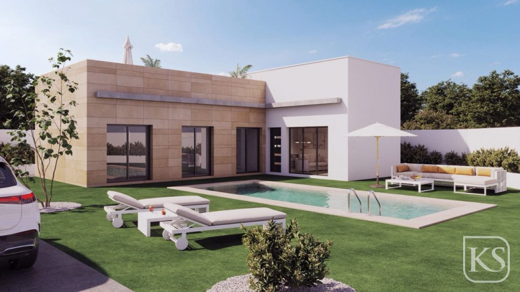 Villa Mazarrón 2 - 3 Bed 2 Bath South East Facing with Private Pool and Solarium in Mazarron