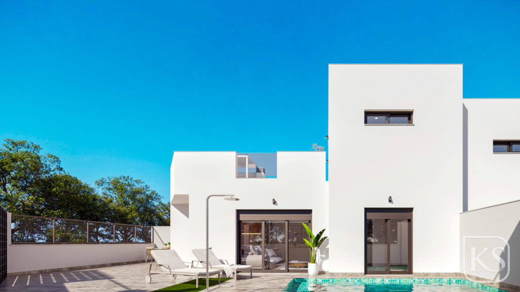 Luxury Amanecer 2 Bed 2 Bath Townhouse with Solarium and Pool in Roldán