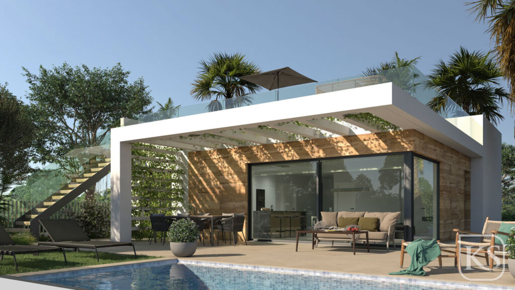 3 Bedroom 3 Bath Villa With Basement and Solarium on Serena Golf