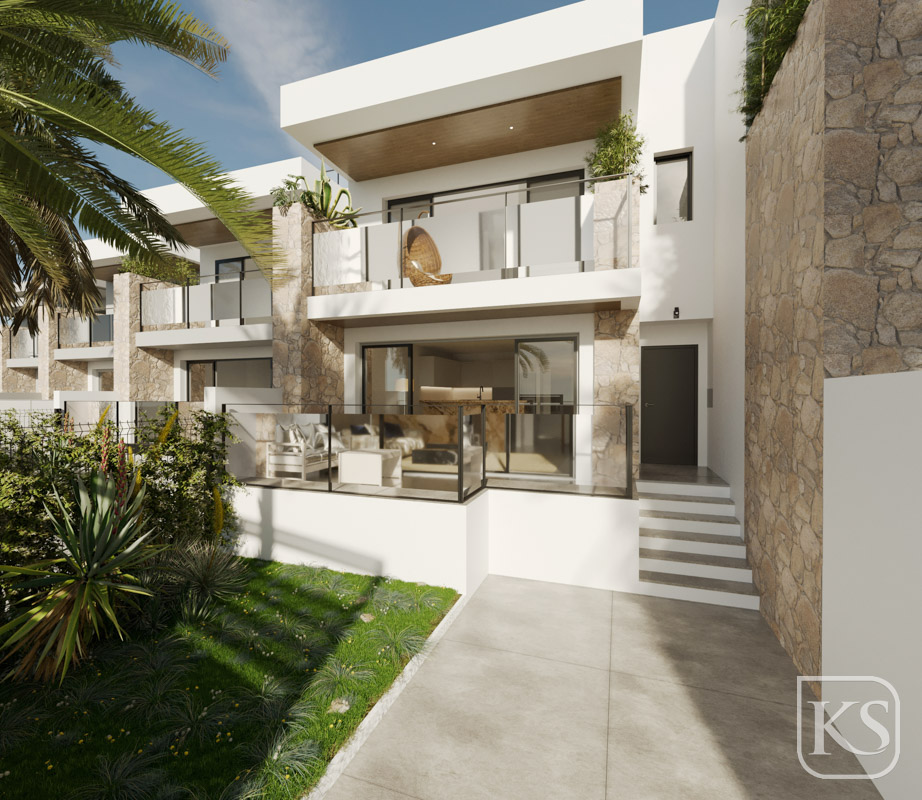Villa Sunrise Views - 3 Bed 2.5 Bath Semi-Detached with Solarium and Garage in Alenda Golf