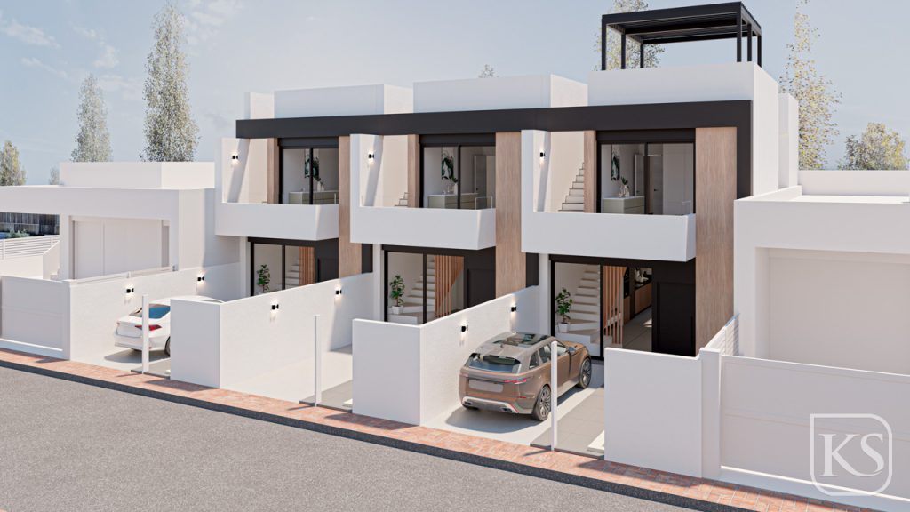 Townhouse Atenas - 3 Bed 2 Bath with Solarium and Private Pool in San Pedro del Pinatar