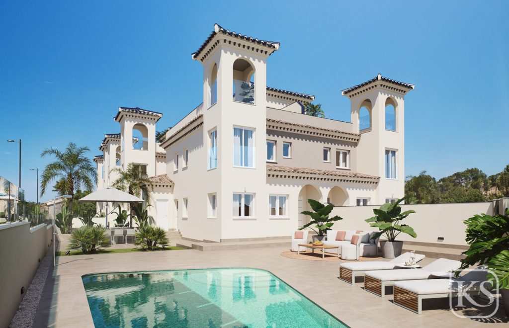 Marina II Luxury Hills - 4 Bed 3 Bath with Basement Parking, Solarium and Optional Pool in Bigastro