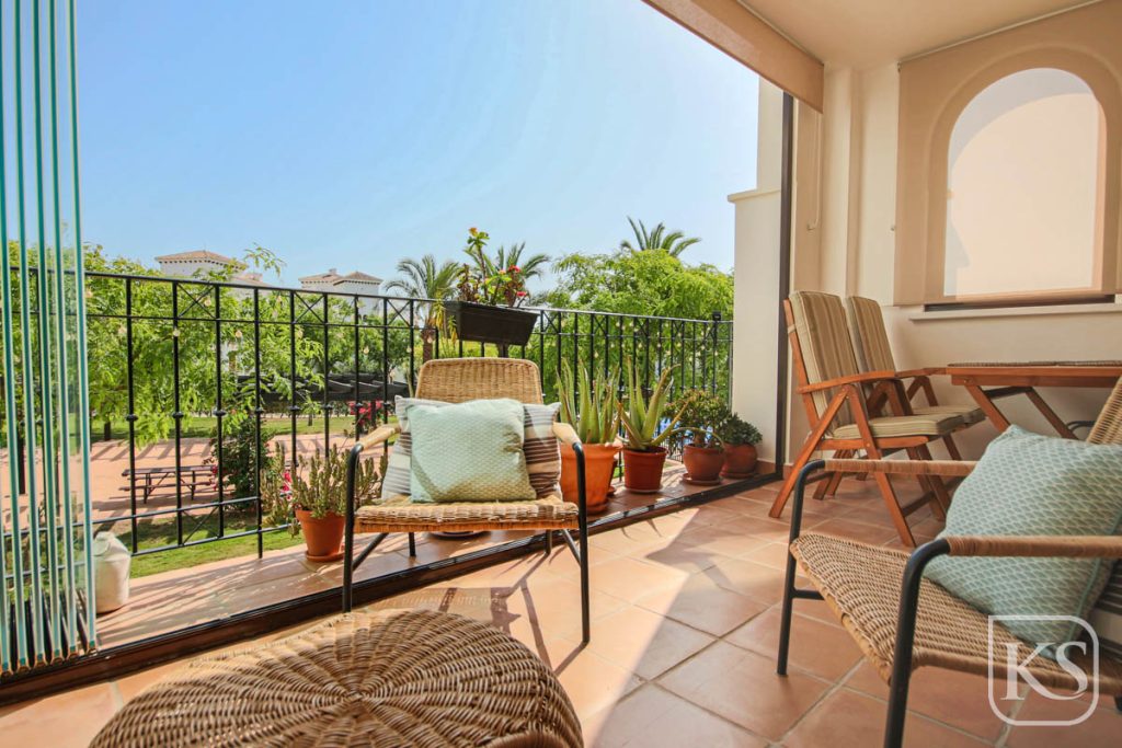 Casa Sequoia - 2 Bed 2 Bath 1st Floor Apartment with Pool Views and Double Garage on El Valle Golf Resort